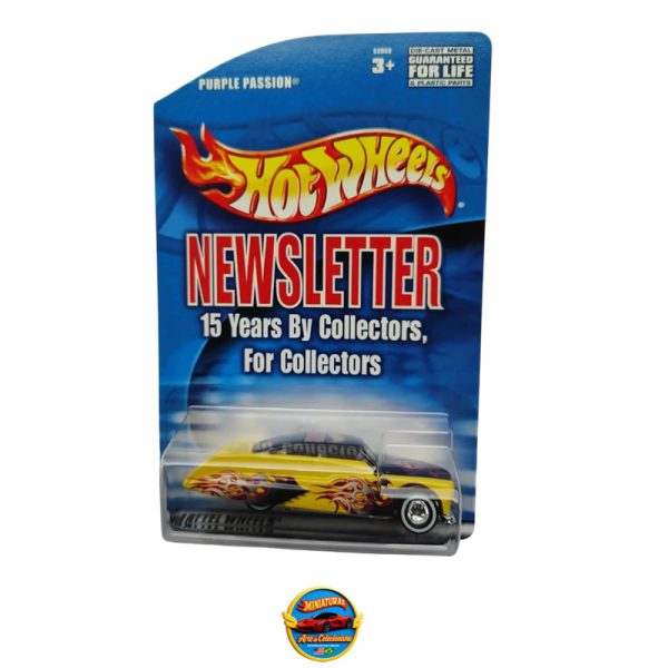 Hot Wheels Newsletter 2001 Purple Passion Yellow – 15 Year Edition 1/8000