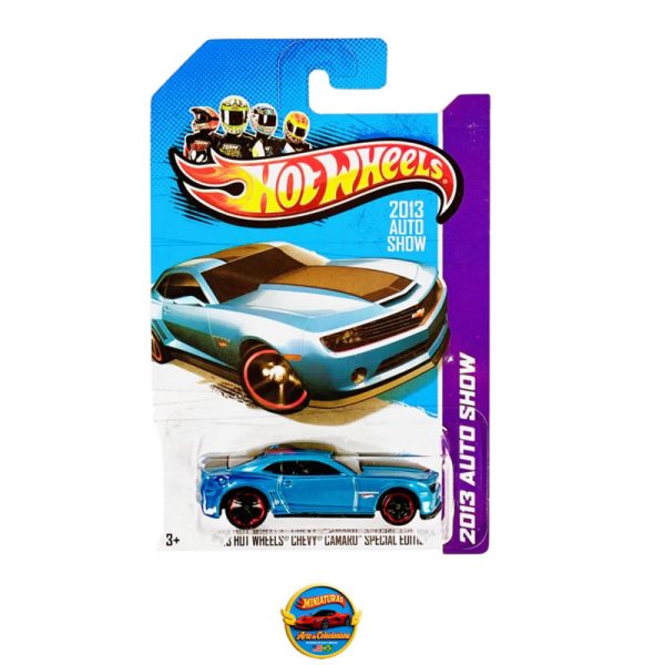 Hot Wheels 2013 Auto Show Chevy Camaro Special Edition Blue