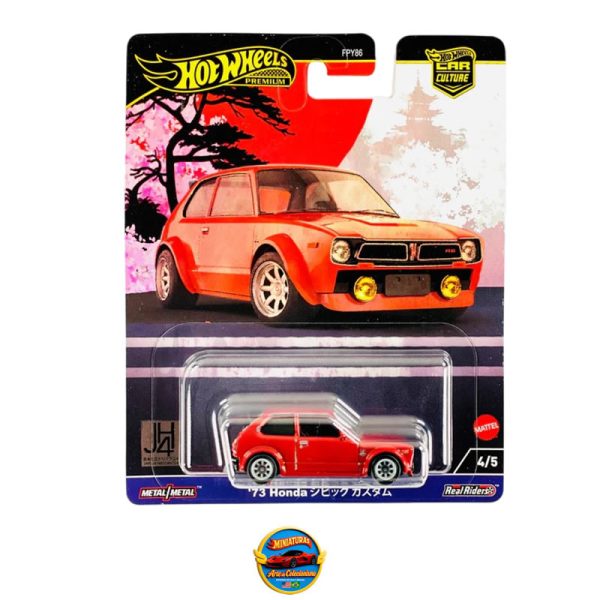 Hot Wheels 2024 Japan Historic 4 Case B ’73 Honda Civic Custom