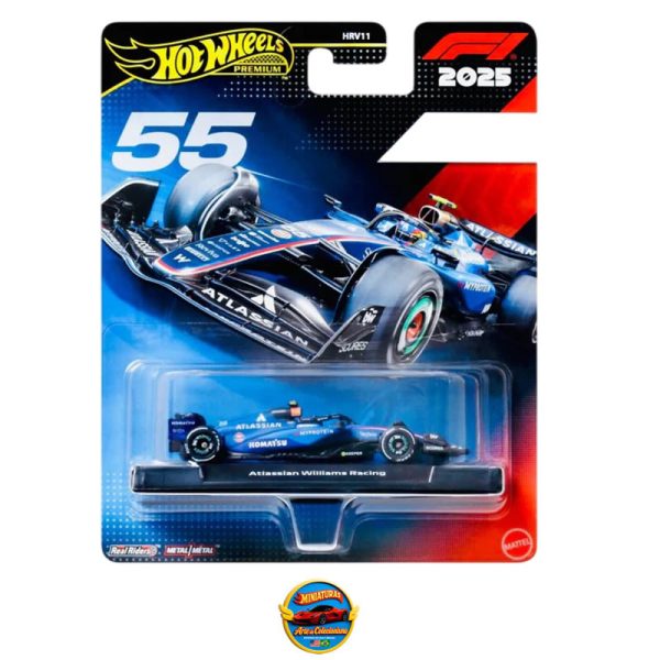 Hot Wheels 2025 Formula 1 Race Team Carlos Sainz Williams Formula 1 Team #55