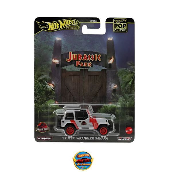 Hot Wheels 2025 Pop Culture Case K Jurassic Park '92 Jeep Wrangler Sahara