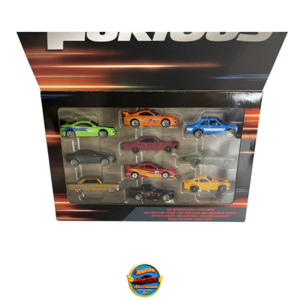 Hot Wheels 2025 Silver Series Fast &amp; Furious 10-Car Box Set Exclusive Die-Cast