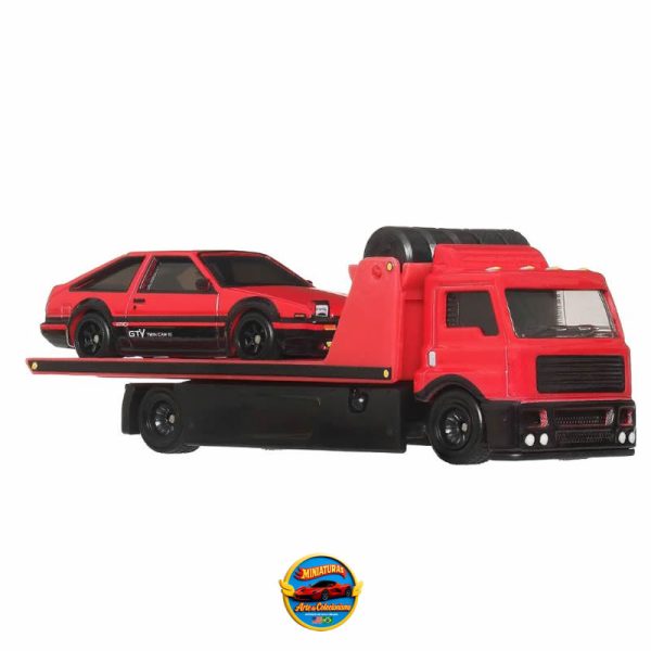Hot Wheels 2025 Team Transport Case H Toyota AE86 Sprinter Trueno &amp; Fleet Street
