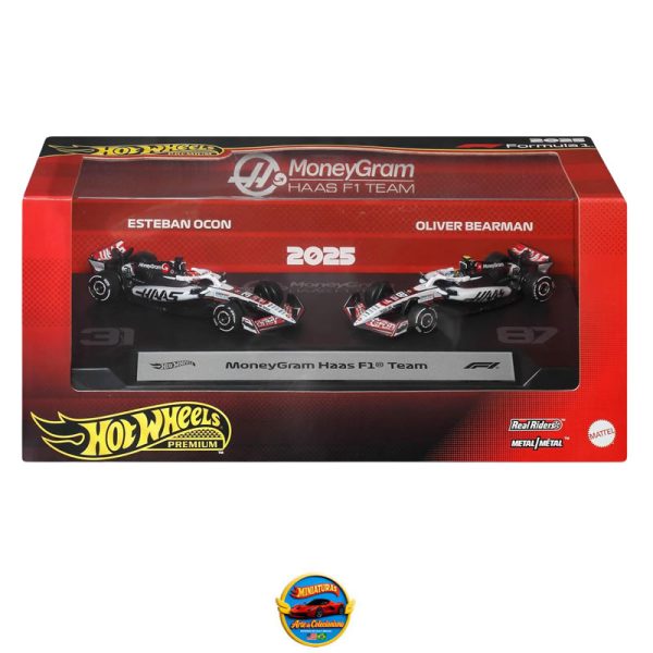 Hot Wheels 2026 F1 Formula One Premium – MoneyGram Haas F1 Team (Esteban Ocon #31 &amp; Oliver Bearman)