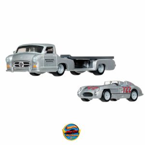Hot Wheels 2026 Team Transport Case K Mercedes-Benz 300 SLR &amp; Mercedes-Benz Transporter — imagem 1