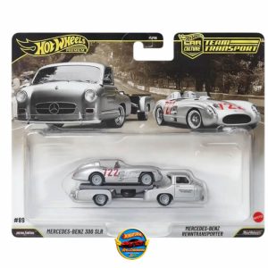 Hot Wheels 2026 Team Transport Case K Mercedes-Benz 300 SLR &amp; Mercedes-Benz Transporter — imagem 3
