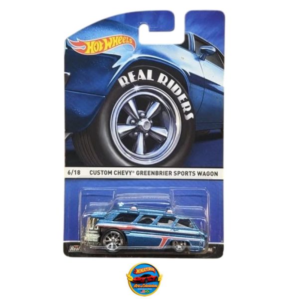 Hot Wheels Heritage Real Riders Custom Chevy Greenbrier Sports Wagon