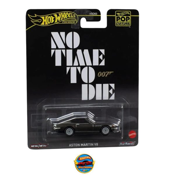 Hot Wheels Pop Culture 2024 Aston Martin V8 Vantage – Preto