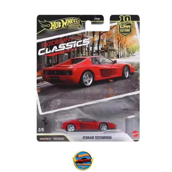 Hot Wheels Premium Car Culture Modern Classics Ferrari Testarossa 2/5