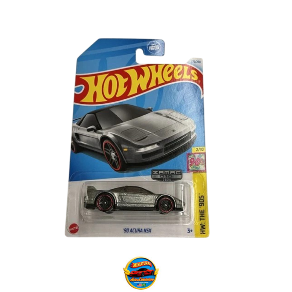 Hot Wheels HW The 90s – '90 Acura NSX Zamac Raw | Disponível no Brasil – Envio Imediato