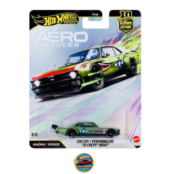 Hot Wheels 2026 Car Culture Aero Styles – Flying Tiger Custom ’70 Chevy Nova
