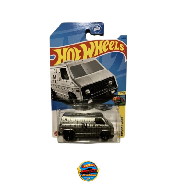 Hot Wheels 70's Van #16 – HW Art Cars 2/10 ZAMAC 002 HTF | Disponível no Brasil – Envio Imediato