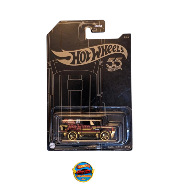 Hot Wheels 2023 55th Anniversary #4/5 – ’79 Range Rover Classic (Matte Black)