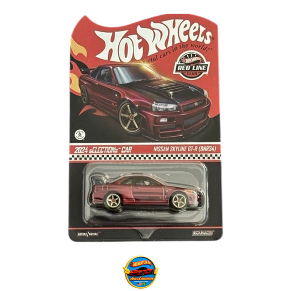 Hot Wheels 2025 RLC Exclusive – Nissan Skyline GT-R (BNR34)