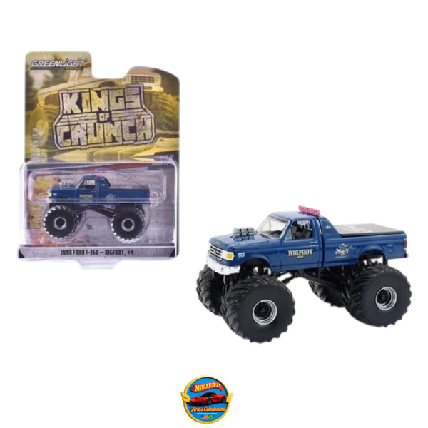 Auto World Kings of Crunch Series 16 – 1990 Ford F-350 Monster Truck "Bigfoot #4" 1:64