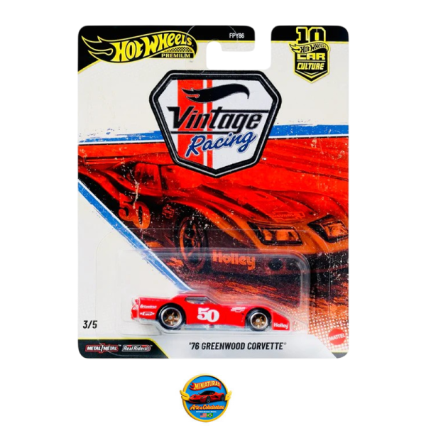 Hot Wheels 2026 Car Culture Vintage Racing – ’76 Greenwood Corvette