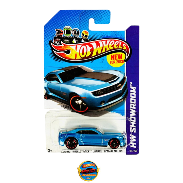 Hot Wheels 2013 HW Showroom – Chevy Camaro Special Edition (Soft Corners)