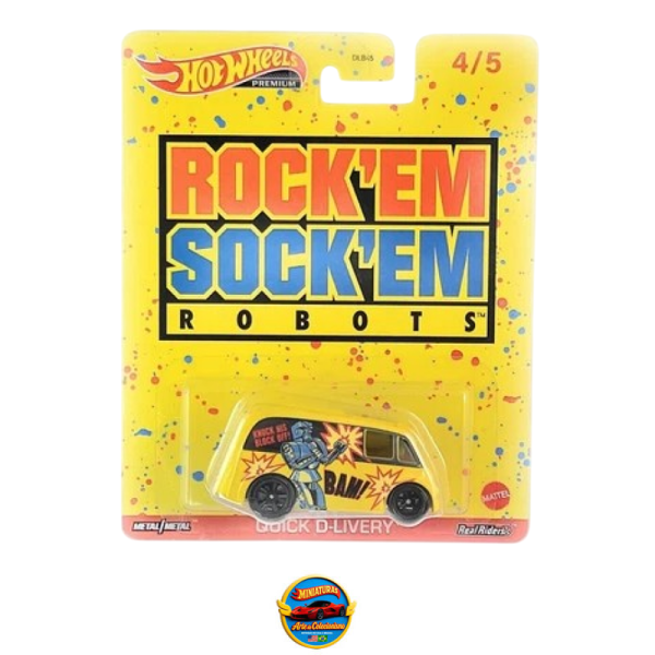 Hot Wheels Real Riders Premium – Quick D-Livery Rock’em Sock’em Robots