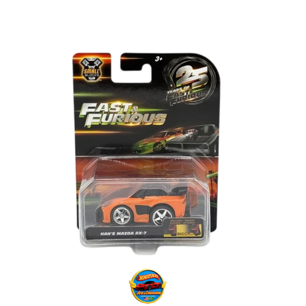 Jada Fast &amp; Furious 25 Years Small Blocks 1:43 – Han's Mazda RX-7
