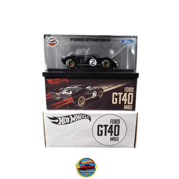 2025 Hot Wheels RLC - Ford GT40 MKII - Mini no Brasil, disponível imediato.