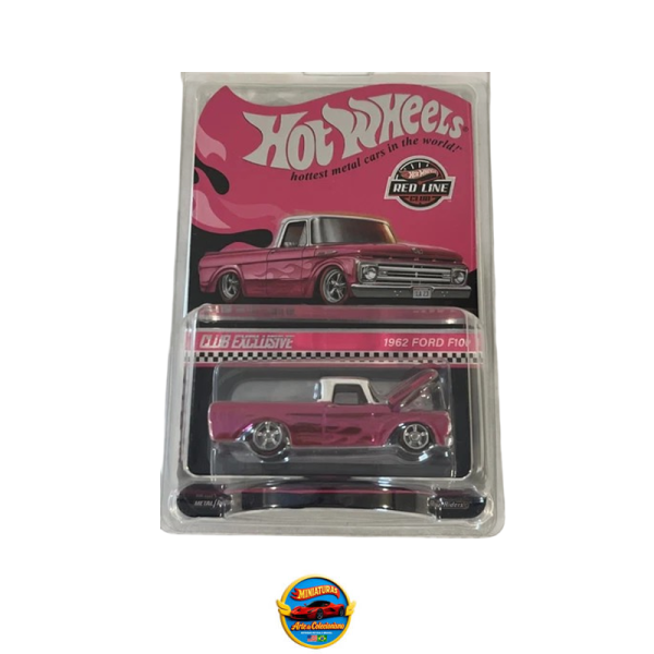 Hot Wheels RLC Club Exclusive 1962 Ford F100 Pink 1:64 Diecast Pickup