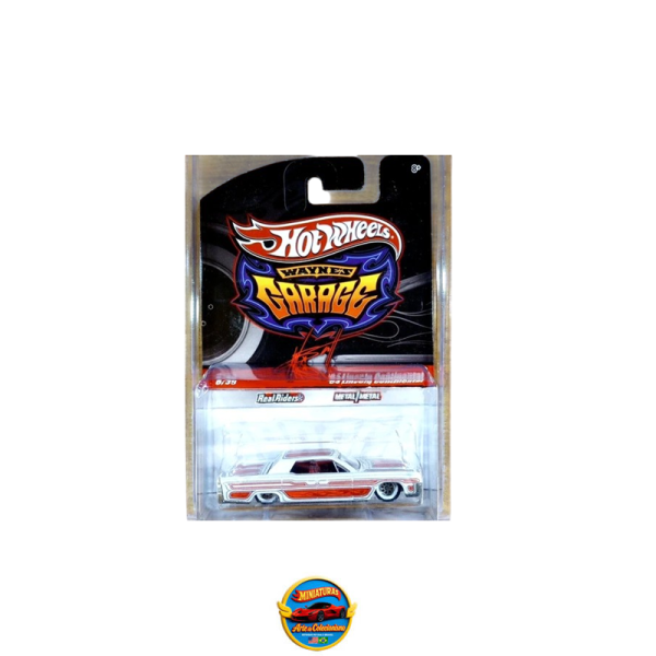 Hot Wheels Wayne's Garage Initials – '64 Lincoln Continental White RR (2010)