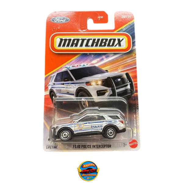Matchbox 2026 #28/125 – 2023 Ford Police Interceptor Utility (Silver)