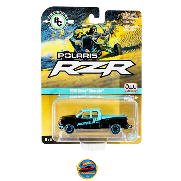 Auto World Big Country Collectibles – Polaris RZR &amp; 2006 Chevy Silverado Truck