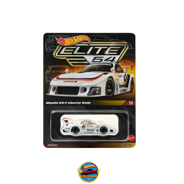 Hot Wheels Elite 64 Mazda RX-7 Liberty Walk | Disponível no Brasil – Envio Imediato