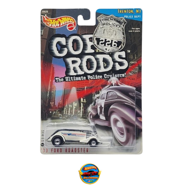 Hot Wheels KB Toys Exclusive Cop Rods Series 2 – ’33 Trenton New Jersey