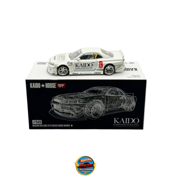 Kaido House Works / Mini GT Nissan Skyline GT-R (R34) #049 – KHMG049