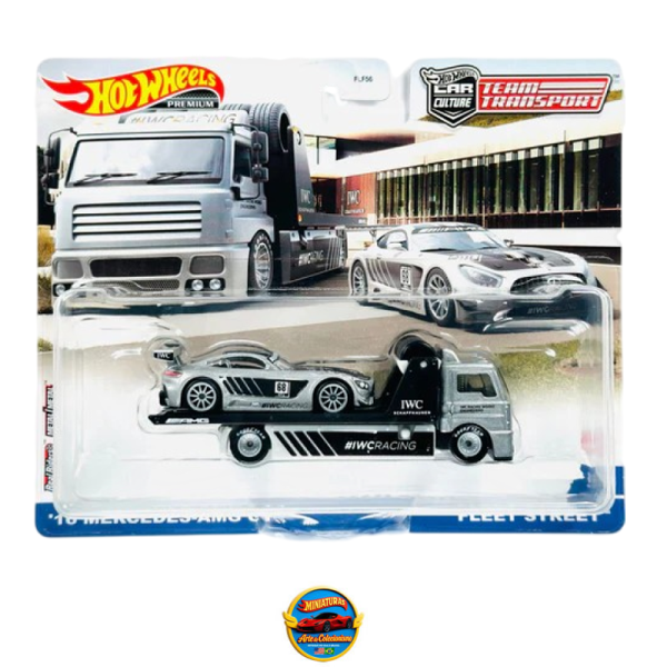Hot Wheels 2022 Team Transport Case S – IWC Schaffhausen ’16 Mercedes-AMG GT3 &amp; Fleet Street #48