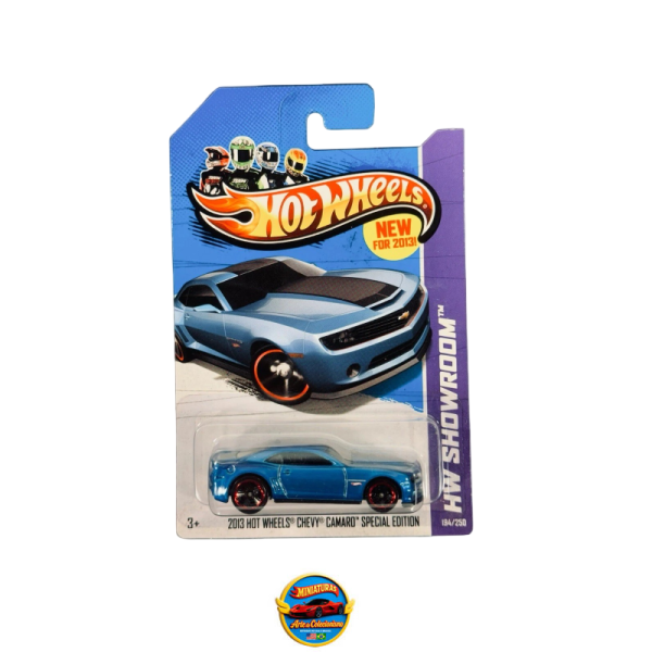 Hot Wheels 194/250 – Chevy Camaro Special Edition Blue HW Showroom | Disponível no Brasil – Envio Imediato