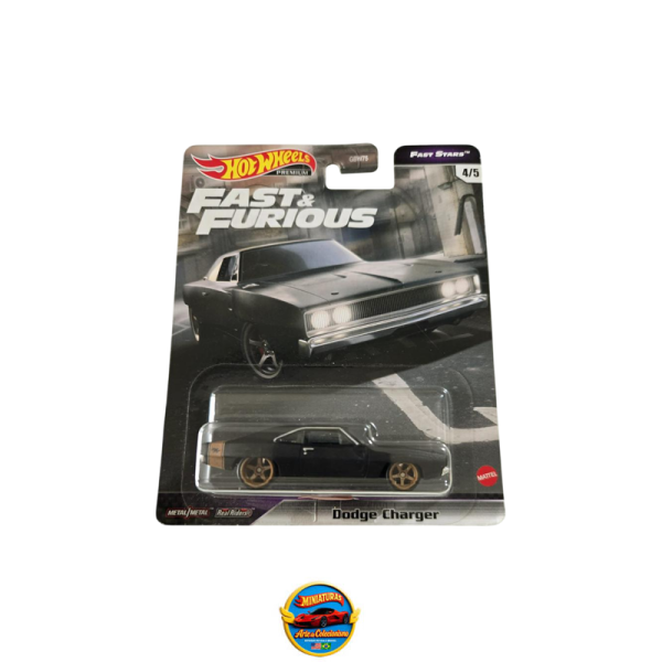Hot Wheels Premium Real Riders Fast &amp; Furious – Dodge Charger | Disponível no Brasil – Envio Imediato