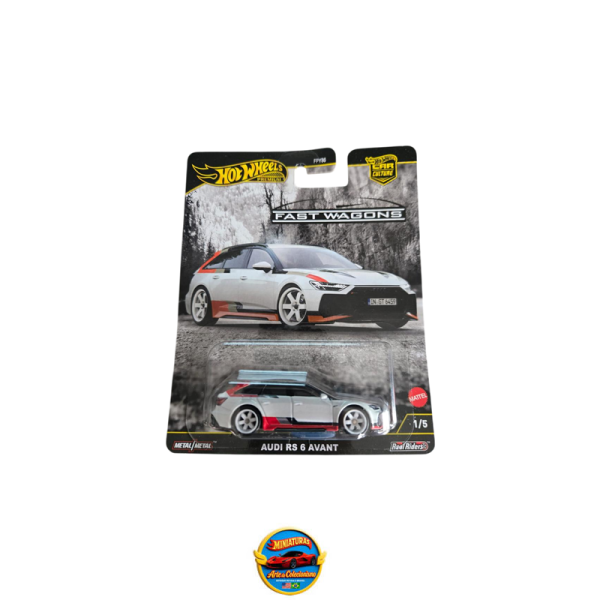Hot Wheels Premium – Audi RS6 Avant | Disponível no Brasil – Envio Imediato