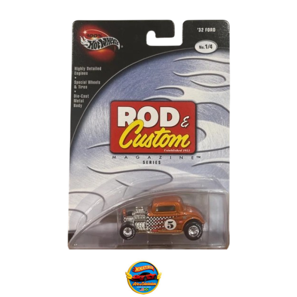 2002 Hot Wheels 100% Rod &amp; Custom Series 1/4 – ’32 Ford