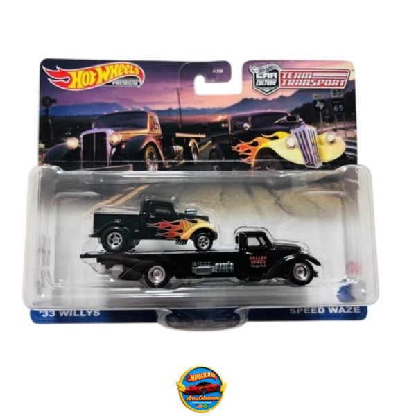 Hot Wheels 2024 Team Transport Case W – ’33 Willys &amp; Speed Waze