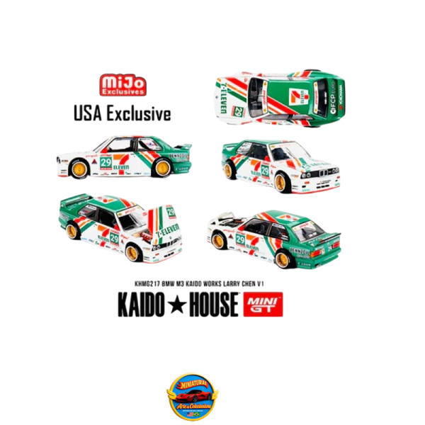 Mini GT x Kaido House Collab MiJo Exclusives USA – BMW M3 Kaido Works Larry Chen