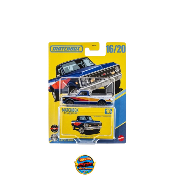 Matchbox Collectors 2026 #16 – 1968 Chevy® C10 Fathom Blue Poly