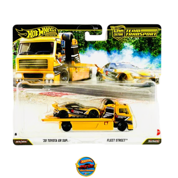 Hot Wheels 2026 Team Transport Case J – Papadakis Racing ’20 Toyota GR Supra &amp; Fleet Street #86