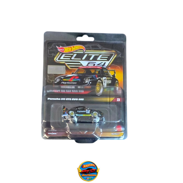 Hot Wheels Elite 64 Porsche 911 PlayStation | Disponível no Brasil – Envio Imediato