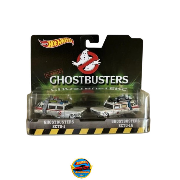 Hot Wheels Classic Ghostbusters – ECTO-1 &amp; ECTO-1A 2-Pack