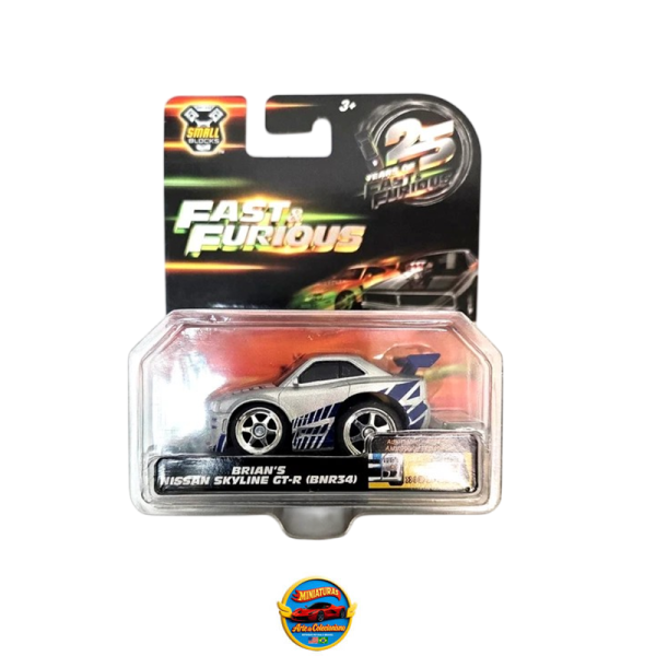 Jada Small Blocks – Brian's Nissan Skyline GT-R (BNR34) 25 Years of Fast &amp; Furious