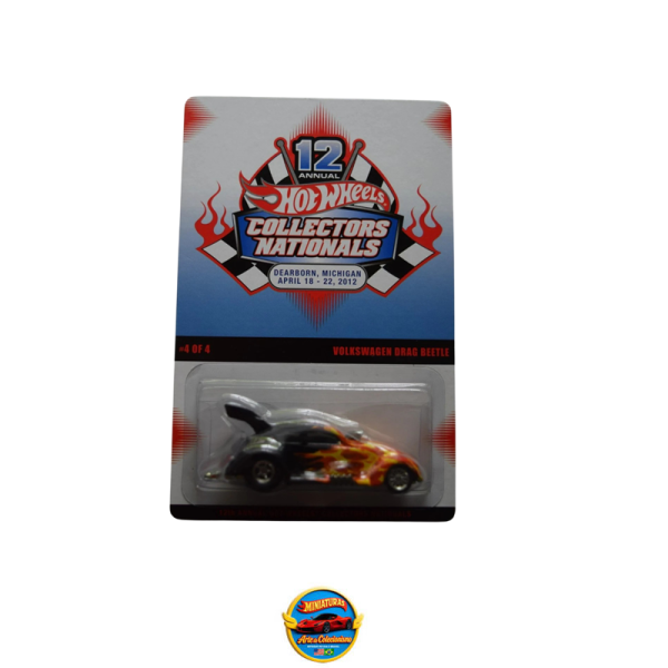 Hot Wheels 12th Collectors Nationals Convention 2012 – Black VW Drag Beetle | Disponível no Brasil – Envio Imediato