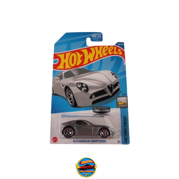 Hot Wheels ZAMAC Alfa Romeo 8C Competizione 156/250 – Factory Fresh 7/10 | Disponível no Brasil – Envio Imediato