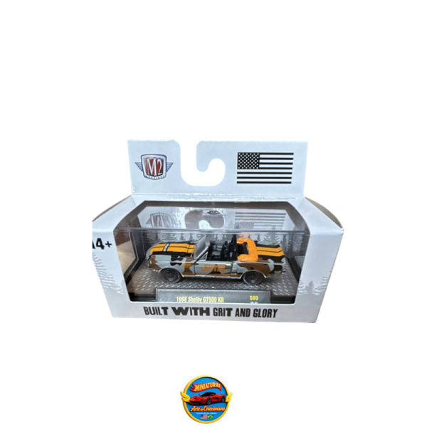 M2 Machines Castline 1:64 – 1968 Shelby GT500 KR Gray/Orange/Black