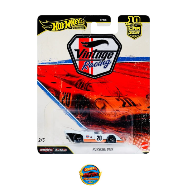 Hot Wheels 2026 Car Culture Vintage Racing – Gulf Porsche 917K