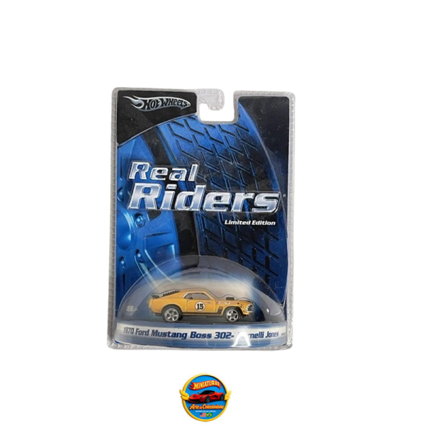 Hot Wheels 2005 Real Riders Series 1970 Ford Mustang Boss - Diferenciado!