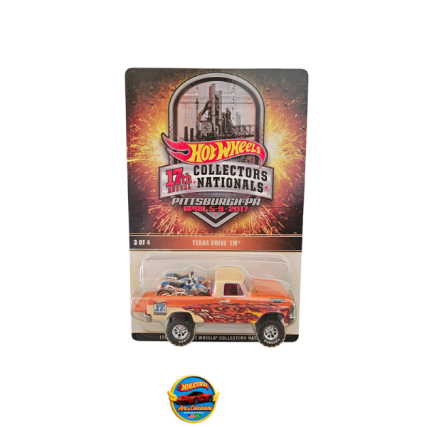Hot Wheels 2017 17th Collectors Nationals – Texas Drive 'Em Orange (#923/2800)