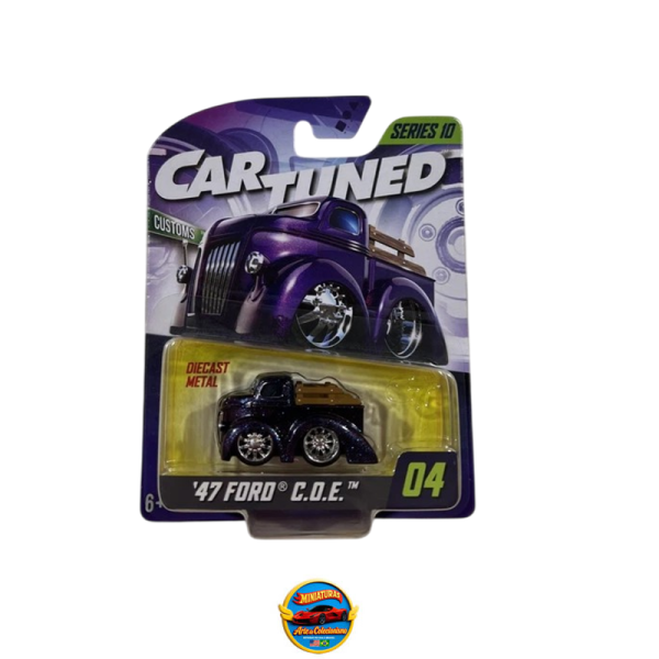 Hot Wheels Cartuned Series 10 – '47 Ford COE Purple (Factory Sealed)